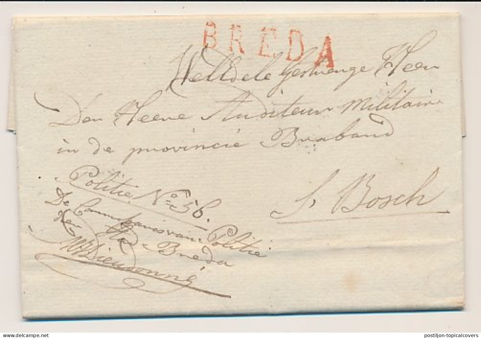 BREDA - S Hertogenbosch 1814 - ...-1852 Prephilately