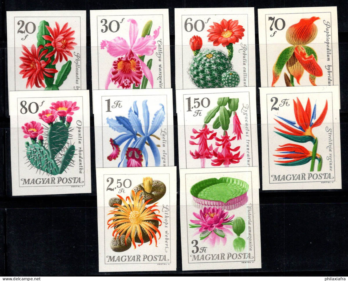 Hongrie 1965 Mi. 2164-73 B Neuf ** 100% Fleurs Du Jardin Botanique - Nuevos