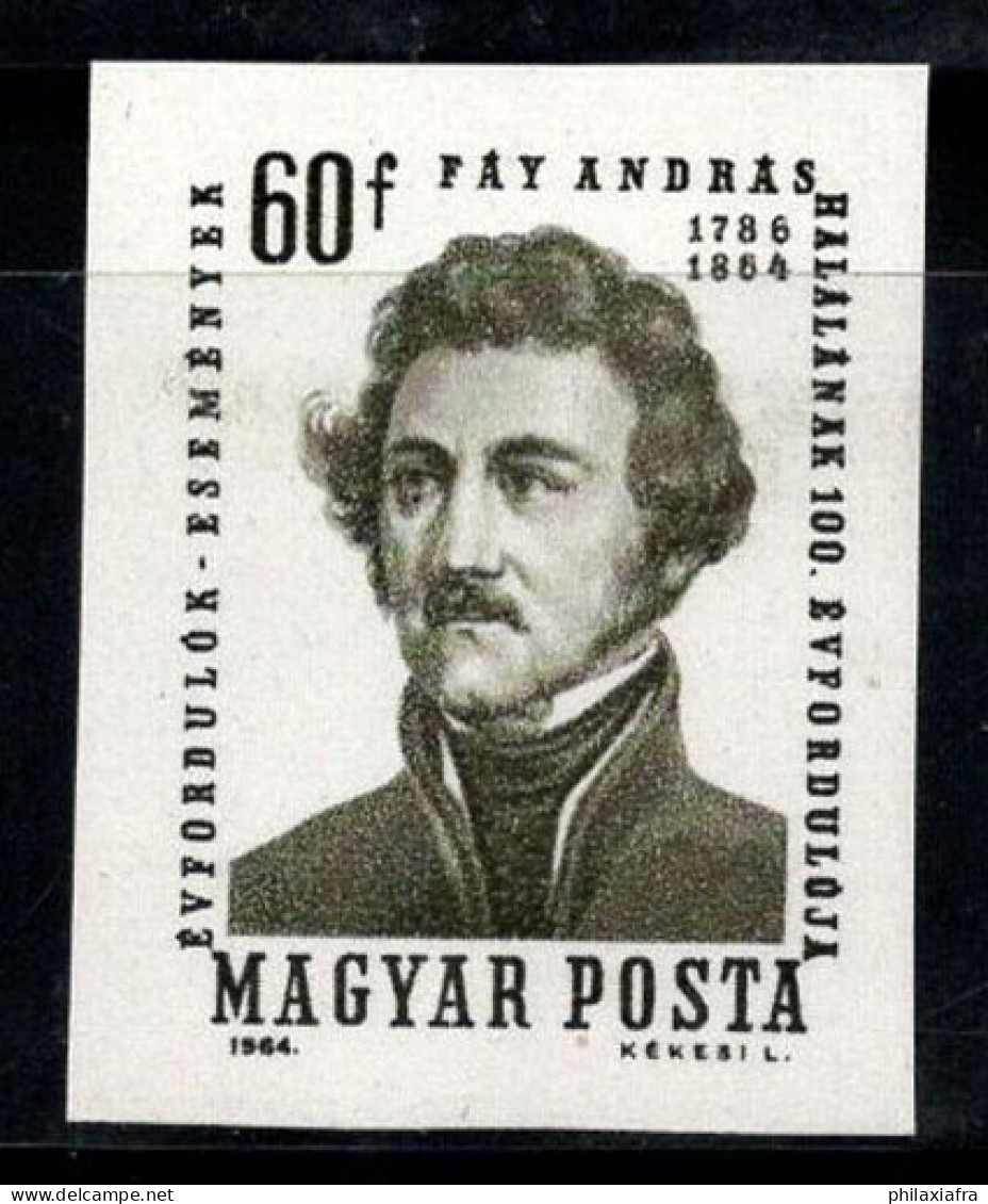 Hongrie 1964 Mi. 2070 B Neuf ** 100% 60 F, Andràs Fày, Écrivain - Unused Stamps