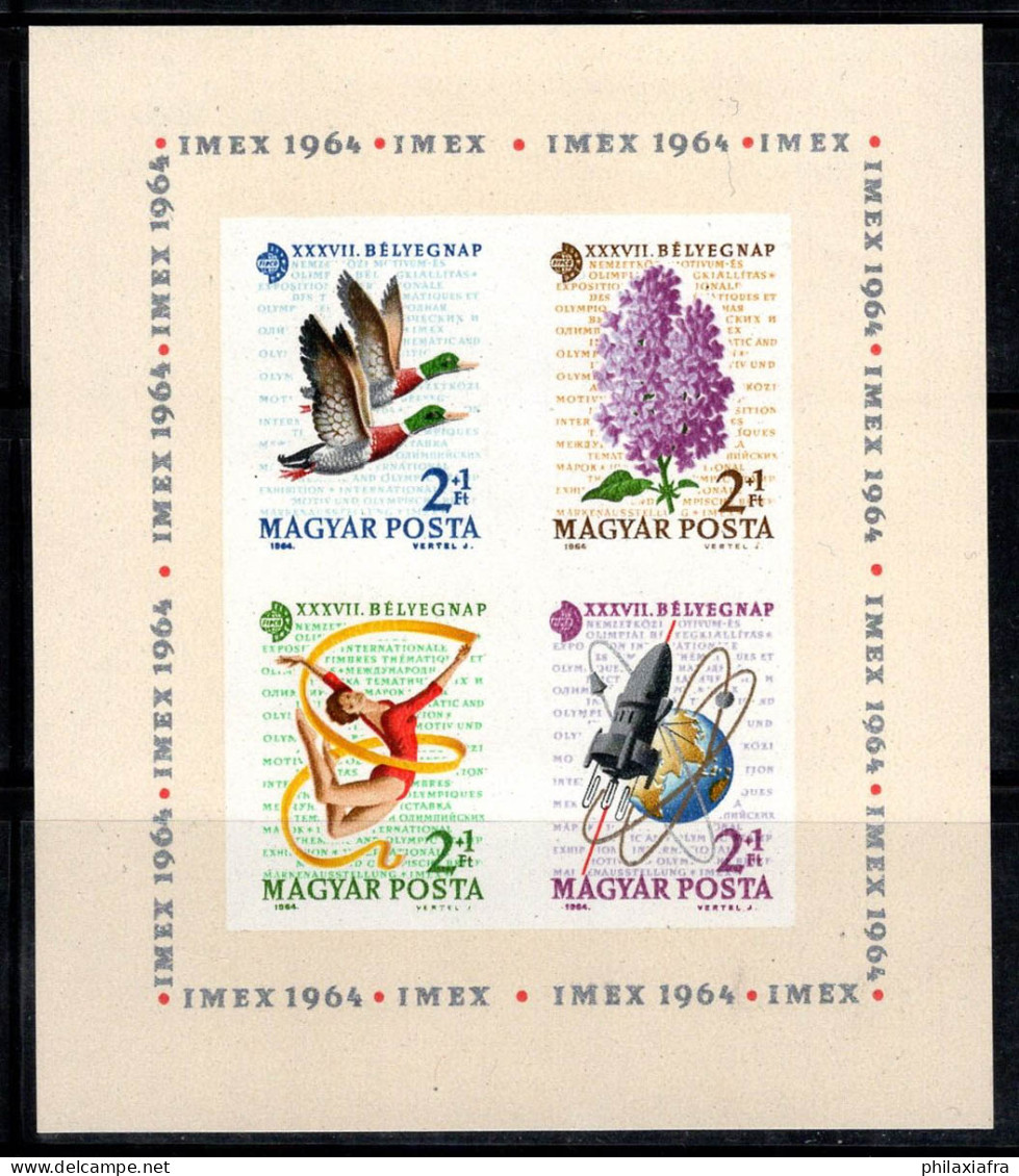 Hongrie 1964 Mi. Bl.42 B Bloc Feuillet 100% Exposition Philatélique IMEX '64 - Blocchi & Foglietti