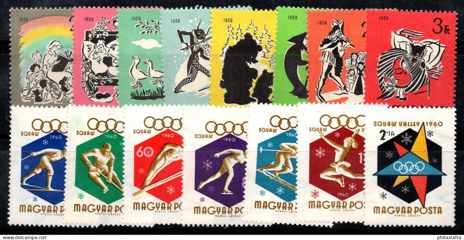 Hongrie 1959-60 Neuf ** 100% Contes, Hansel Et Gretel, Jeux Olympiques - Neufs