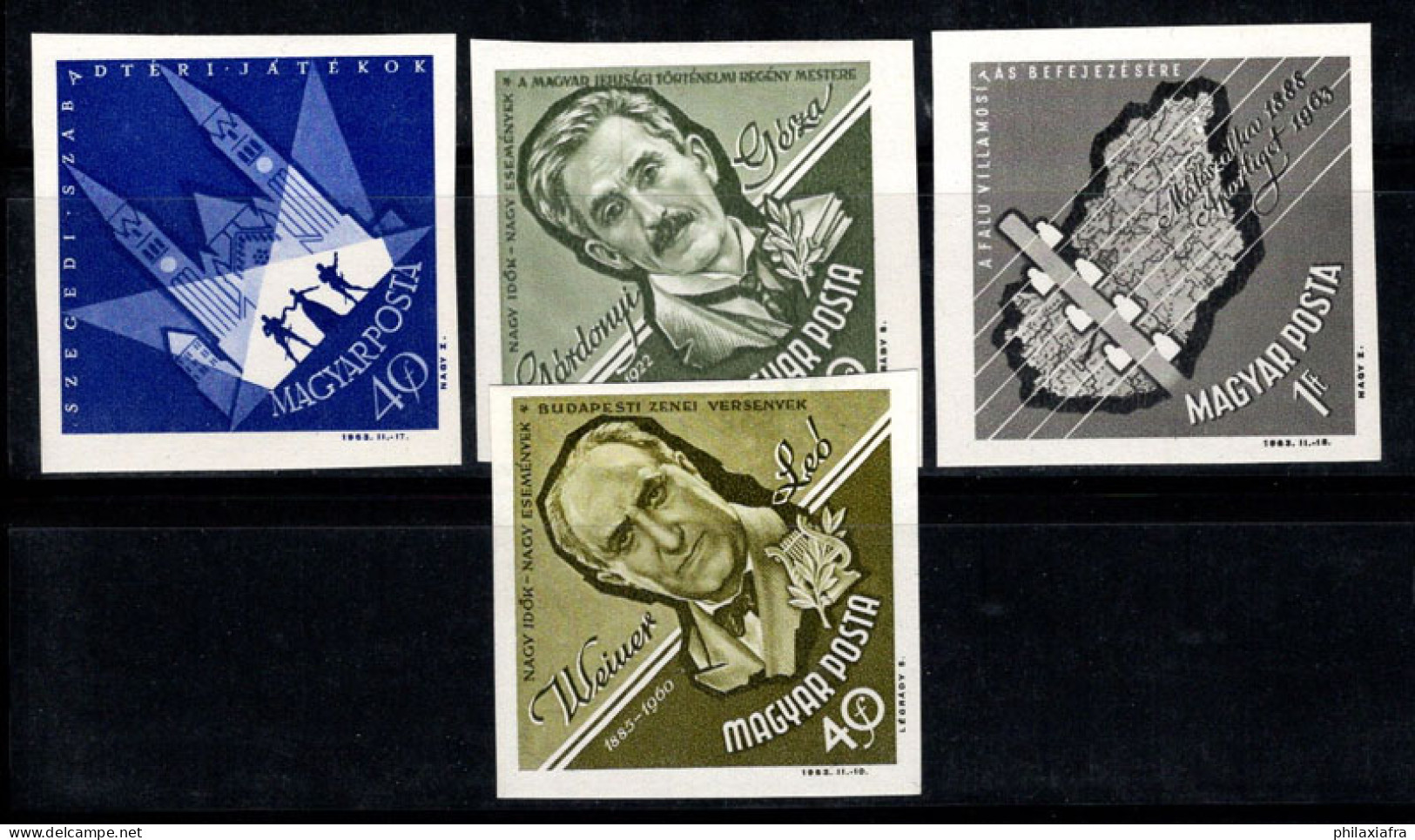 Hongrie 1963 Neuf ** 100% Personnalité, Église, Pylône Électrique - Unused Stamps