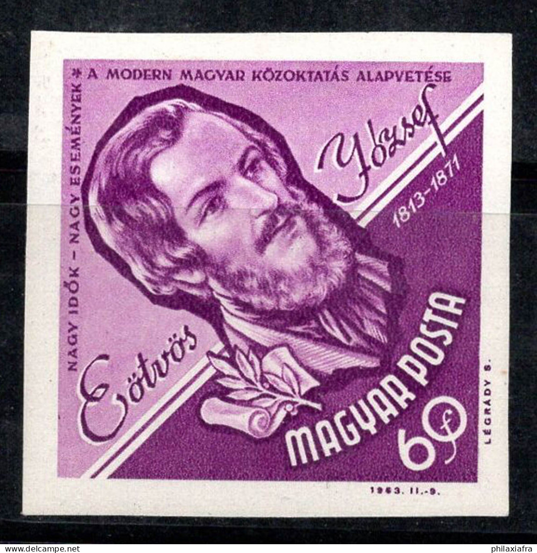Hongrie 1963 Mi. 1965 B Neuf ** 100% 60 F, Eötvös Eëtvös, Prêtre - Unused Stamps