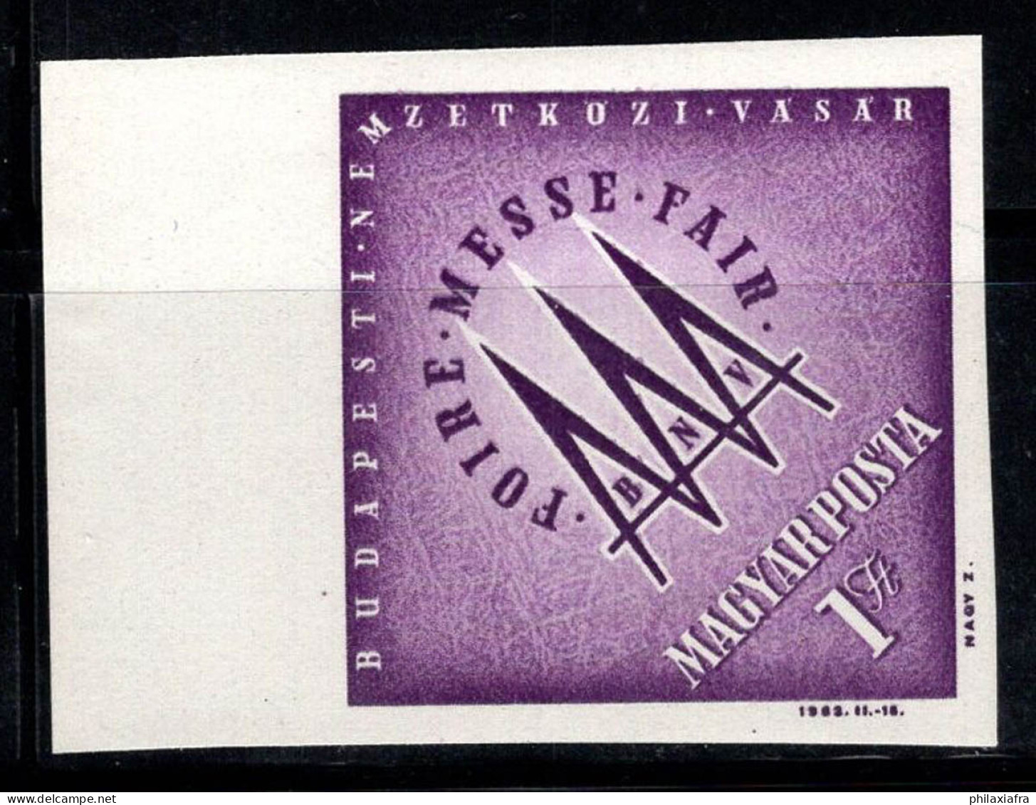Hongrie 1963 Mi. 1919 B Neuf ** 100% 1 Pi, Foire Internationale, Emblème - Unused Stamps