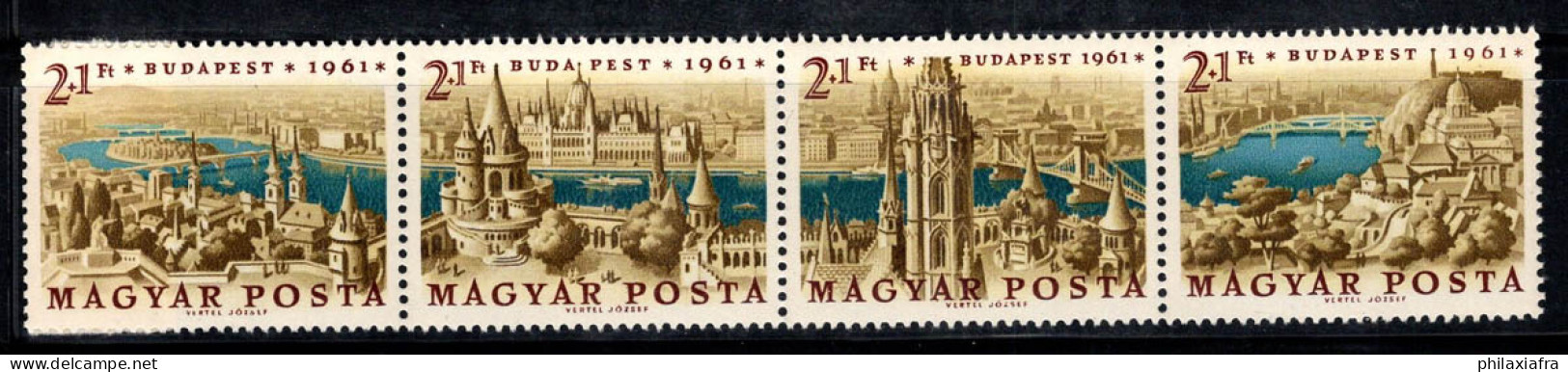 Hongrie 1961 Mi. 1789-92 A Neuf ** 100% Panorama De Budapest - Nuevos