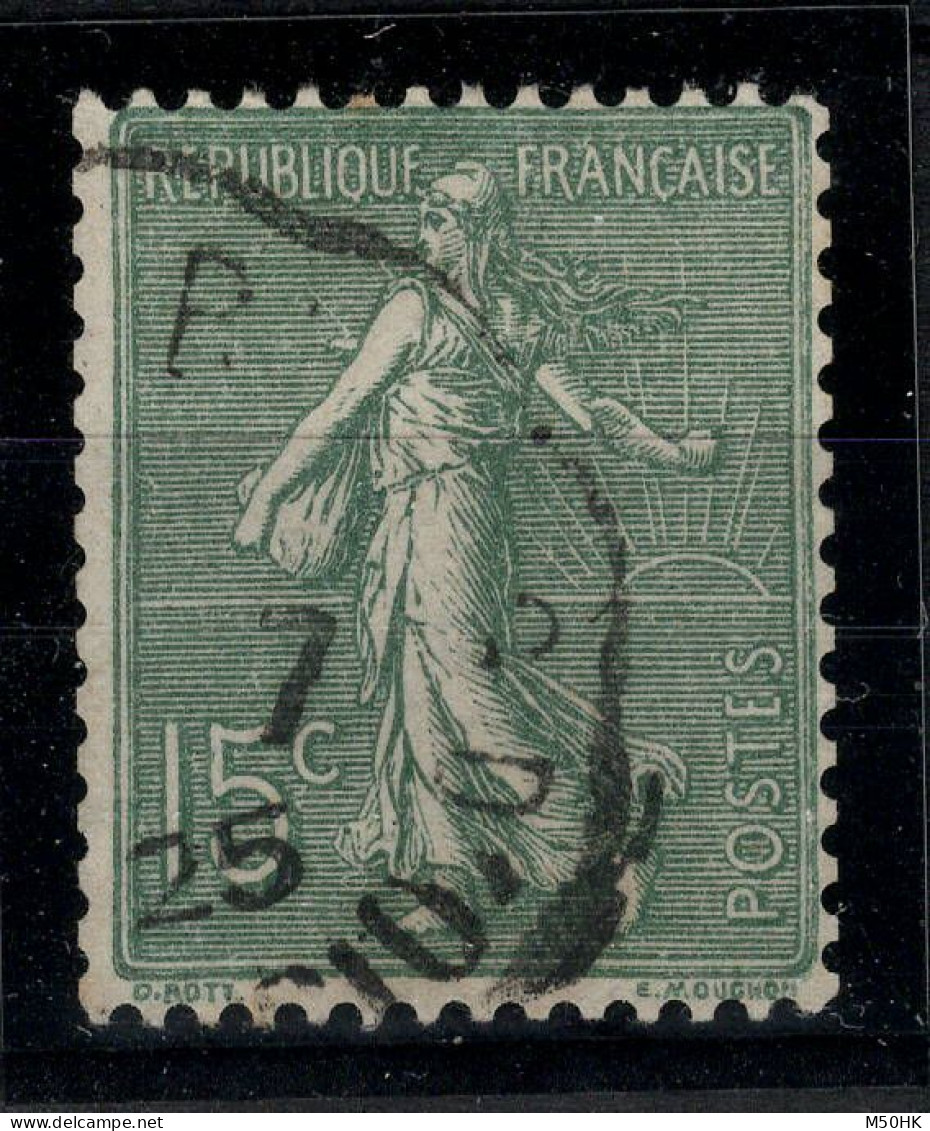 R - Type VI De Roulette - YV 130f Oblitéré , Signé CALVES + Certificat , Cote 210+ Euros - Used Stamps