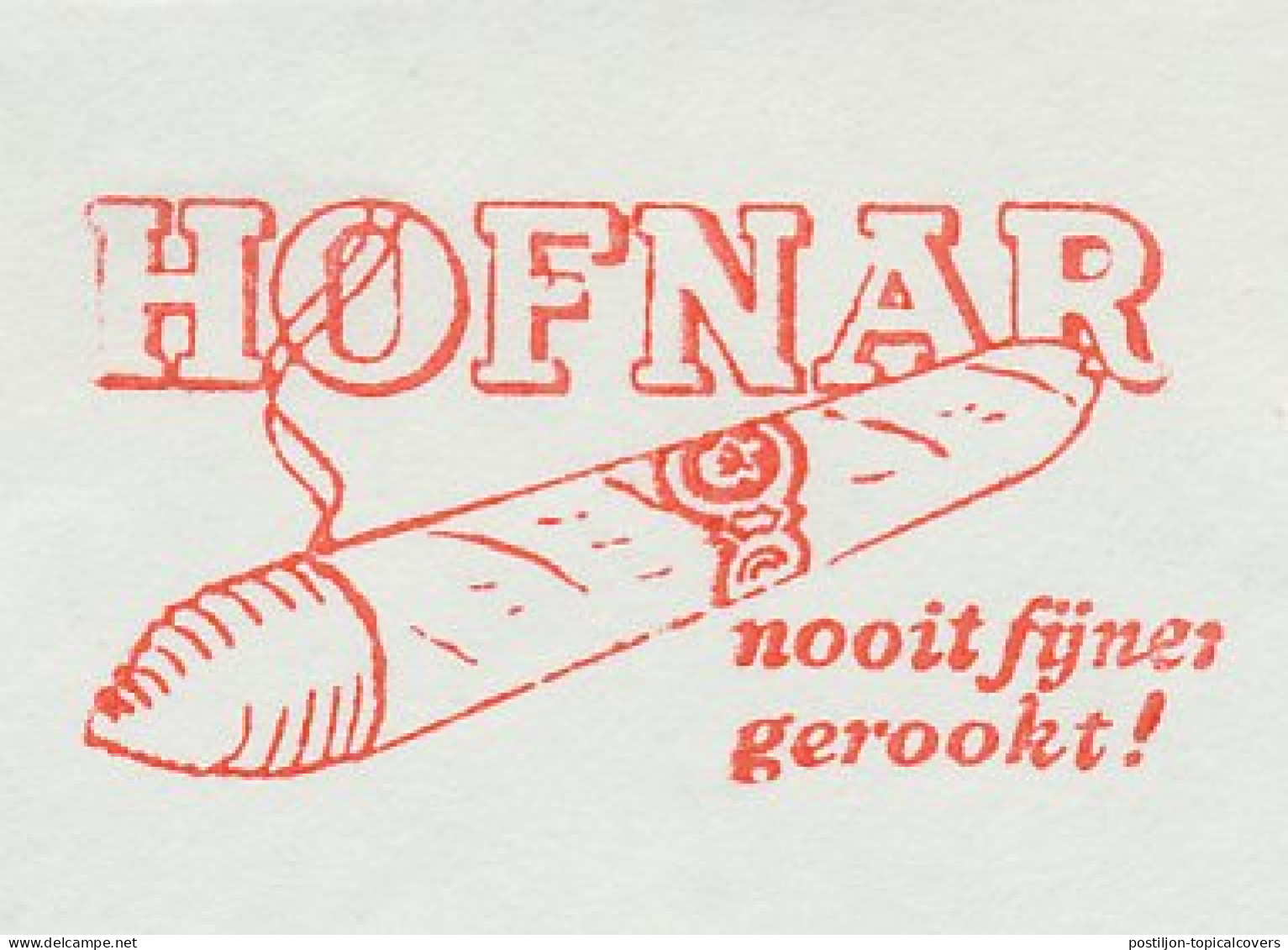 Meter Cut Netherlands 1978 Cigar - Hofnar - Tabac