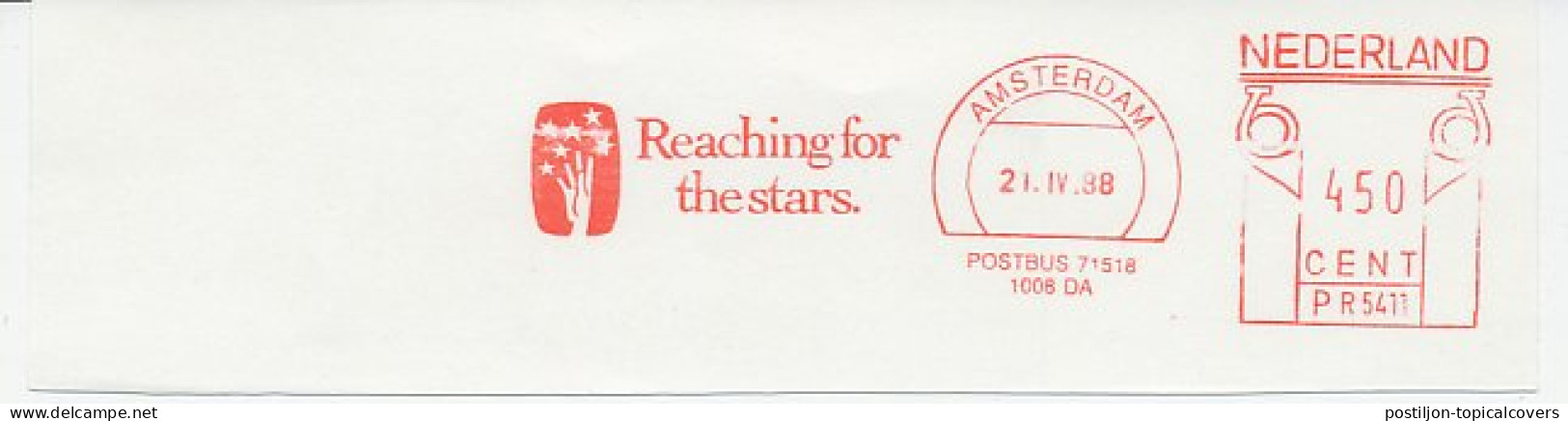 Meter Cut Netherlands 1988 Reaching For The Stars - Astronomy
