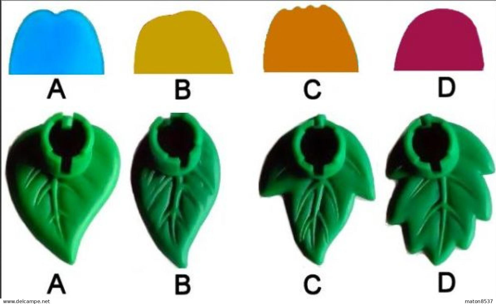 Kinder :  615269   Blumenzauber  1998-99 - Blumenzauber - Frosch - Blütenblatt A - Blatt C + BPZ - Mountables