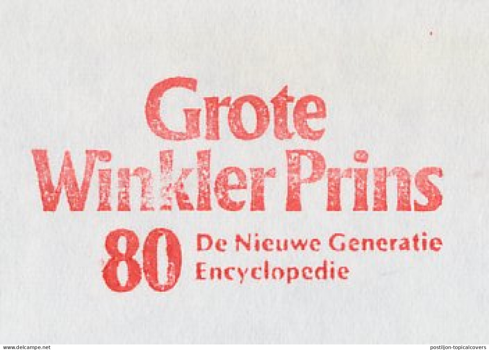 Meter Cover Netherlands 1984 Books - Encyclopedia - Winkler Prins - Elsevier - Ohne Zuordnung
