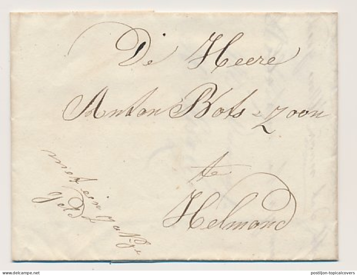 Gemert - Helmond 1834 - Met Een Zakje Geld - ...-1852 Vorläufer
