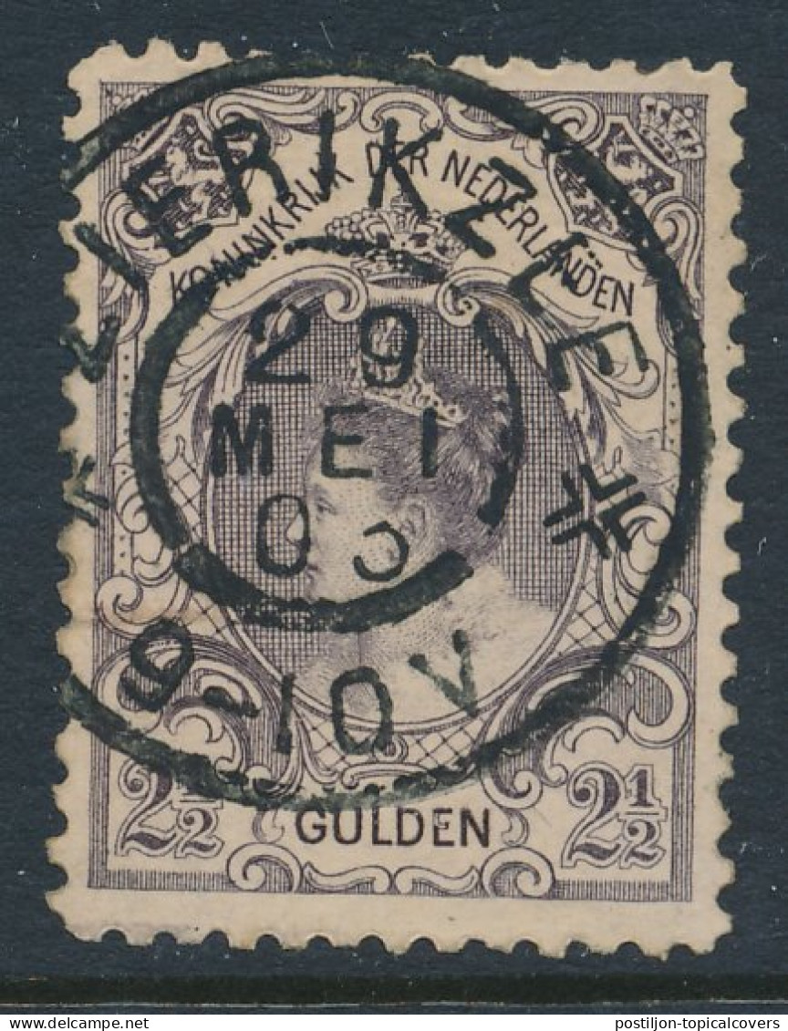 Grootrondstempel Zierikzee 1903 - Emissie 1899 - Storia Postale