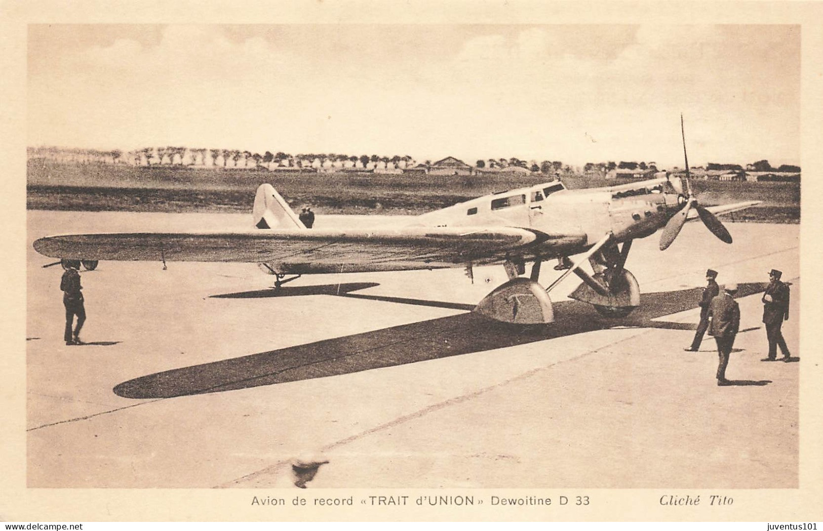 CPA Avion De Record Trait Union-Dewoitine D33        L2848 - 1919-1938