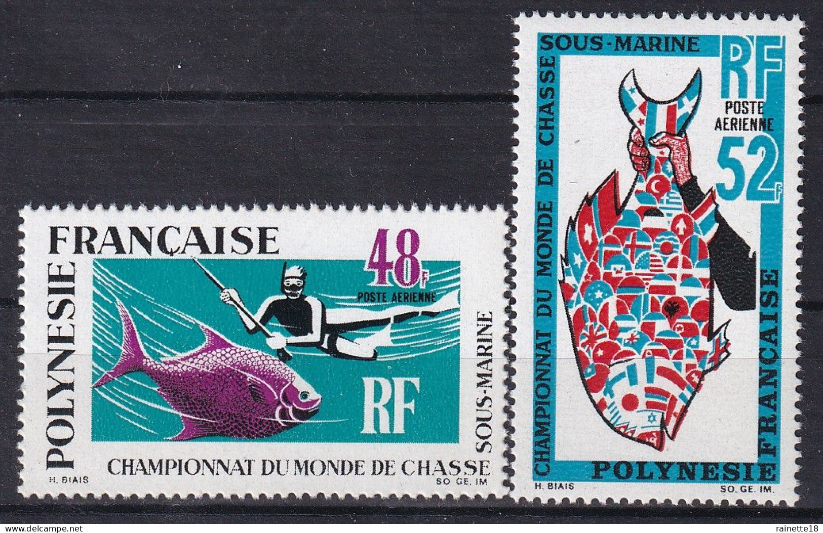 Polynésie Française        PA  29/30 ** - Unused Stamps