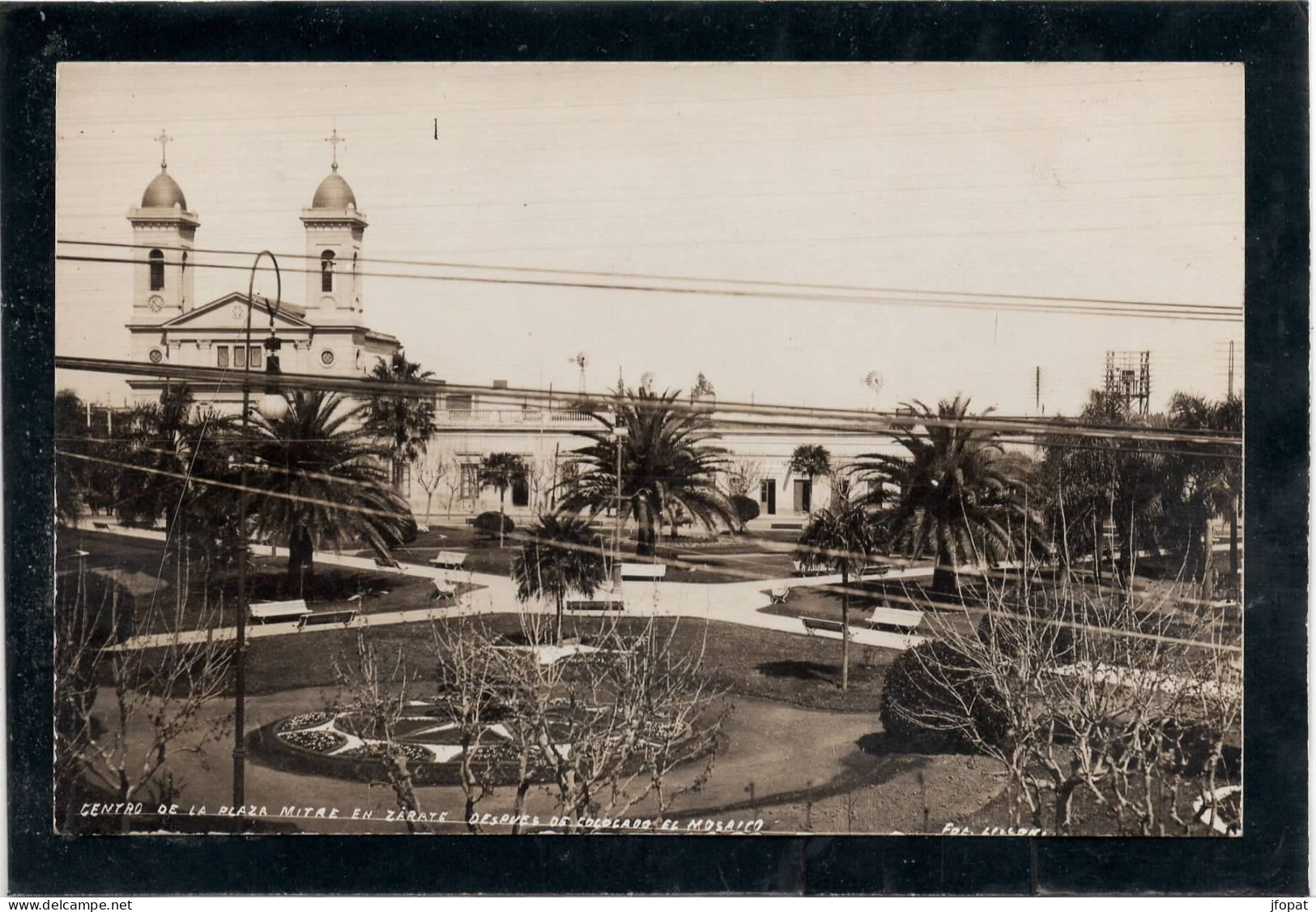 ARGENTINE - ZARATE Carte Photo, Centro De La Plaza Mitre - Argentine