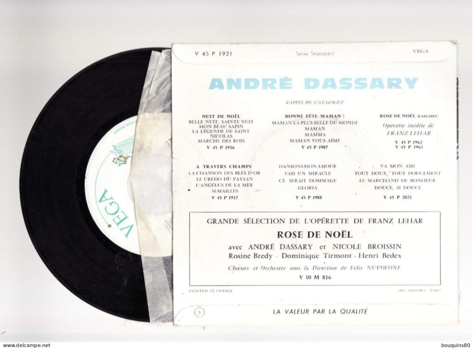 ANDRE DASSARY MARCHES ET CHANTS REPUBLICAINS LA MARSEILLAISE - Other - French Music