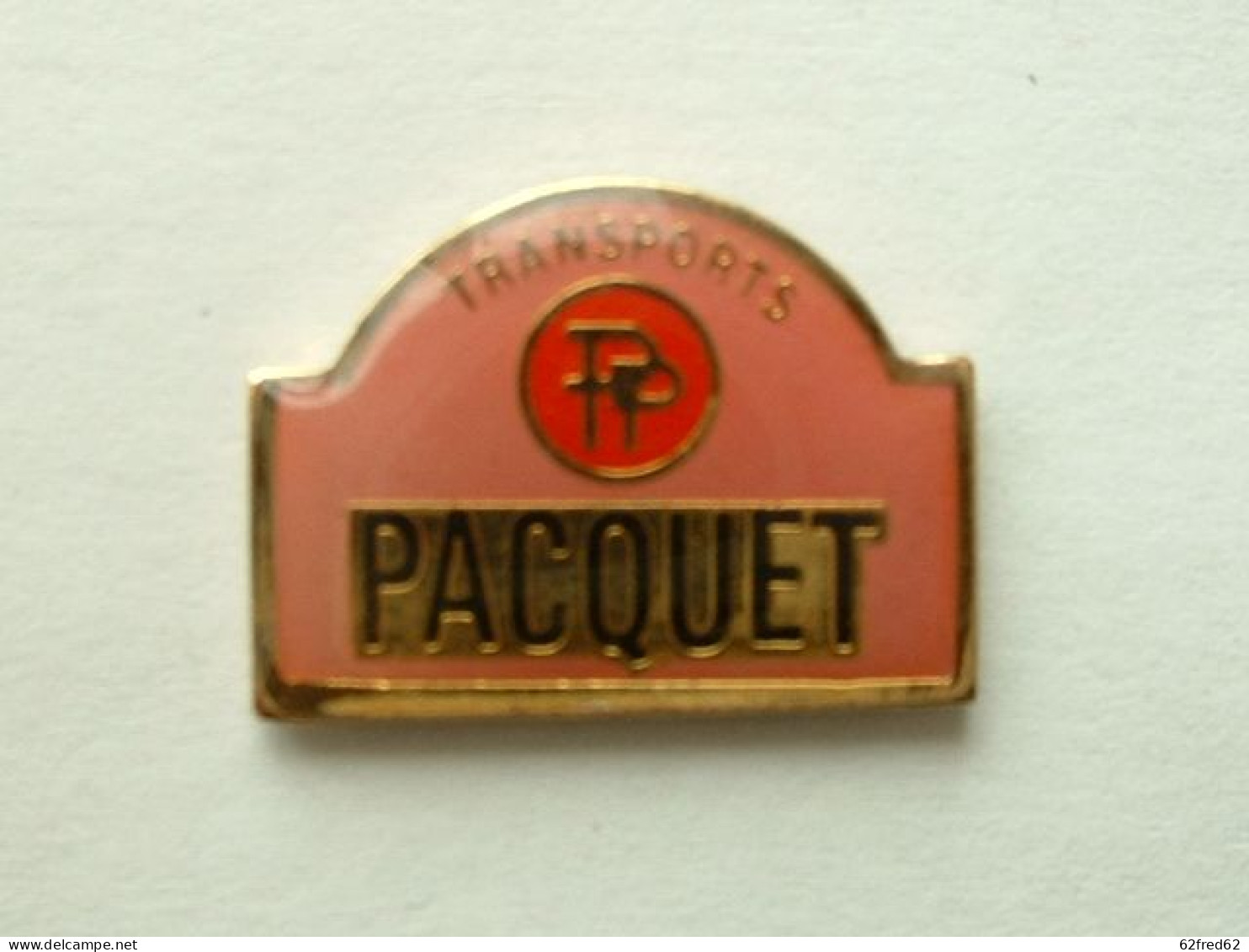 Pin's CAMION  - TRANSPORTS PAQUET - Trasporti