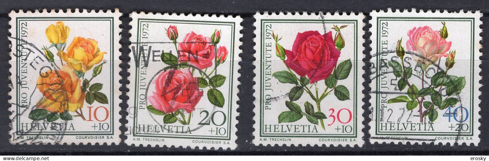 T3017 - SUISSE SWITZERLAND Yv N°914/17 Pro Juventute - Used Stamps