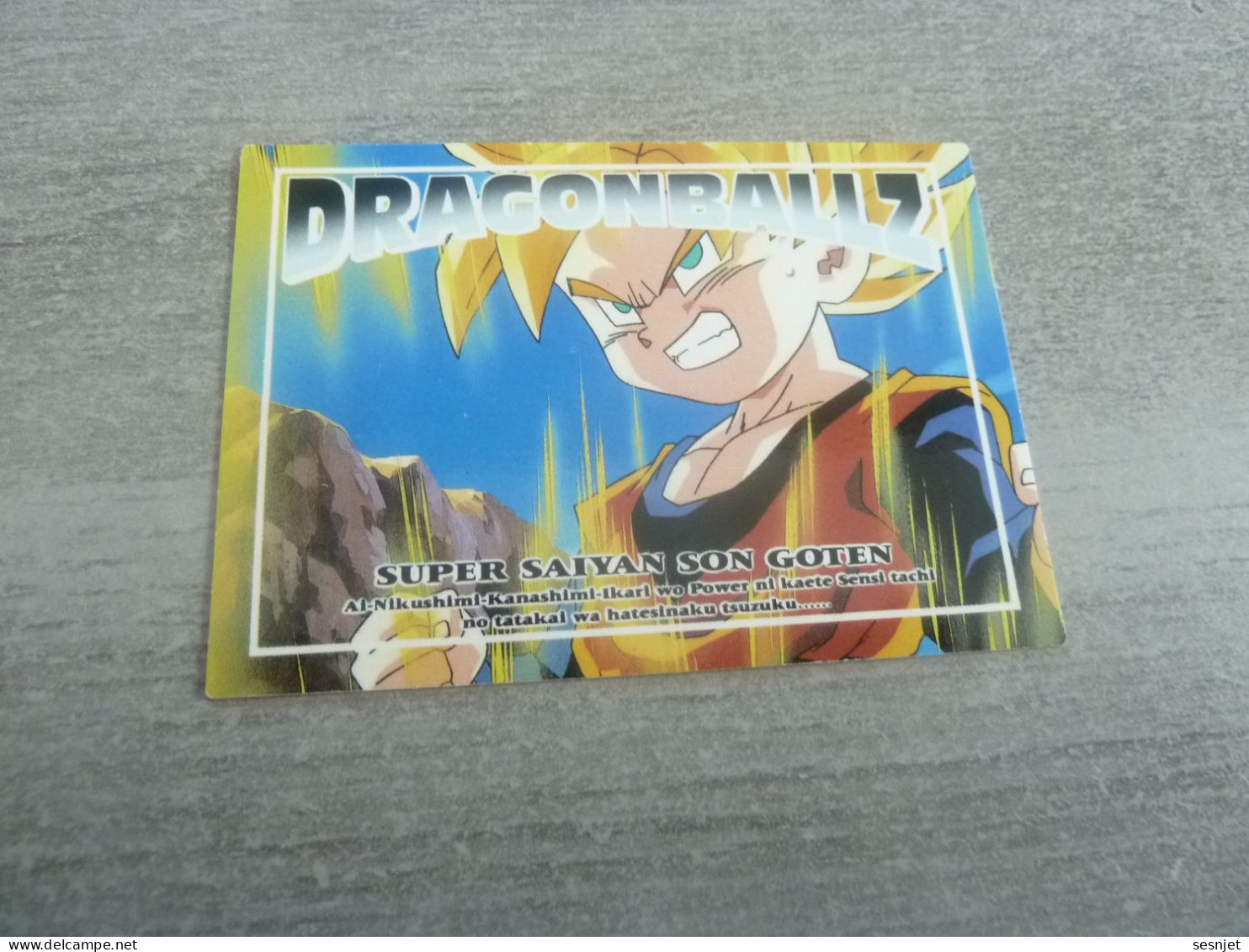 Dragon Ball Z - Super Saiyan Son Goten - Card Number 38 - Son Goten - Editions Made In Japan - - Dragonball Z