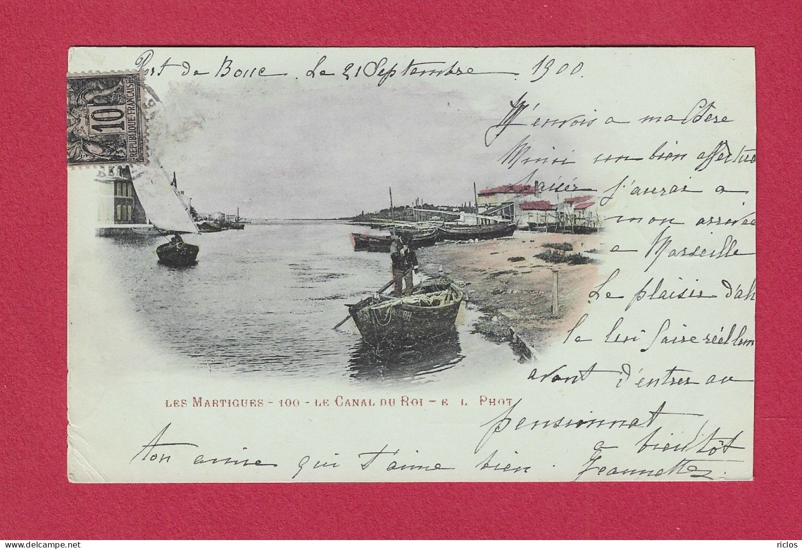 MARTIGUES  - 13 - Le Canal Du Roi - 1900 - Martigues