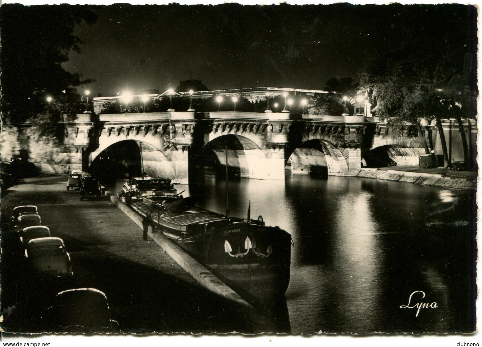 CPSM - PARIS - EFFETS DE LUMIERE SUR LA SEINE AU PONT NEUF - Parigi By Night