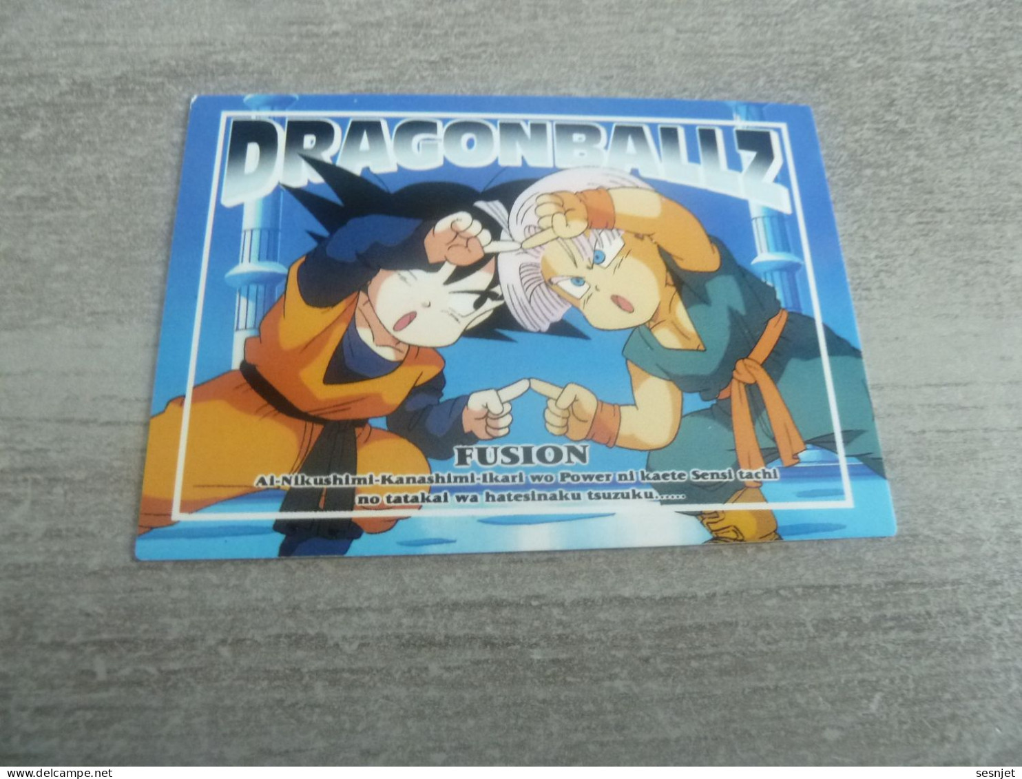 Dragon Ball Z - Fusion - Card Number 39 - Trunks - Editions Made In Japan - - Dragonball Z