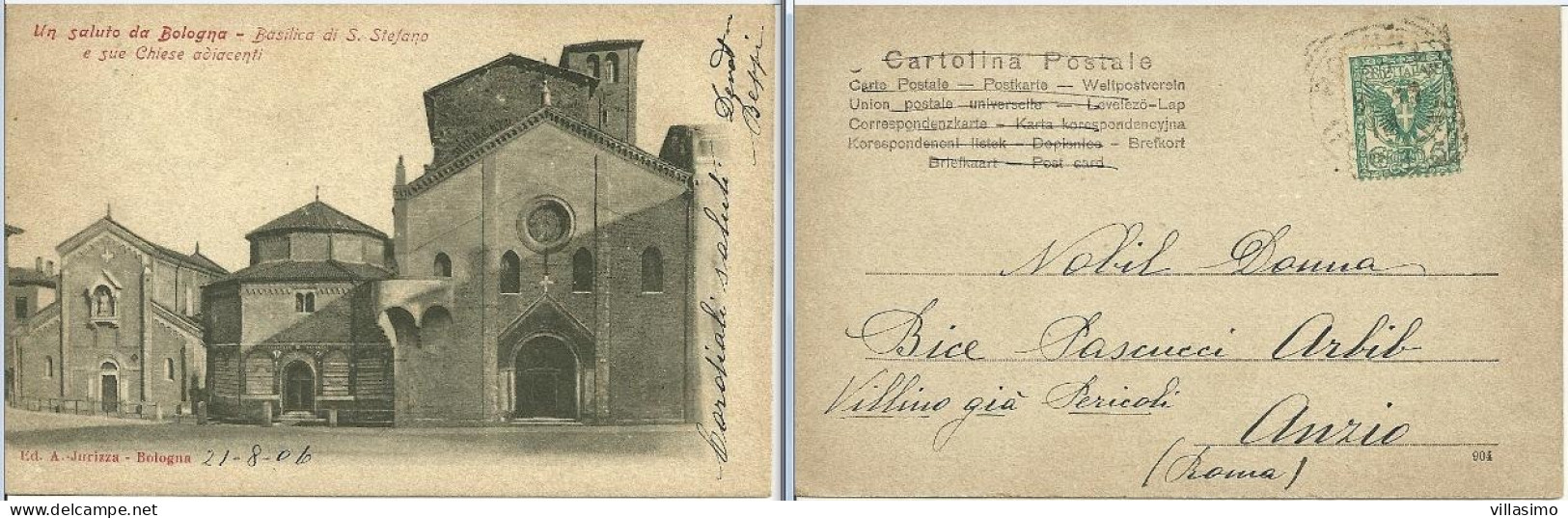 EMILIA ROMAGNA - BOLOGNA - BASILICA DI S. STEFANO E SUE CHIESE ADIACENTI - V. 1906 - Bologna