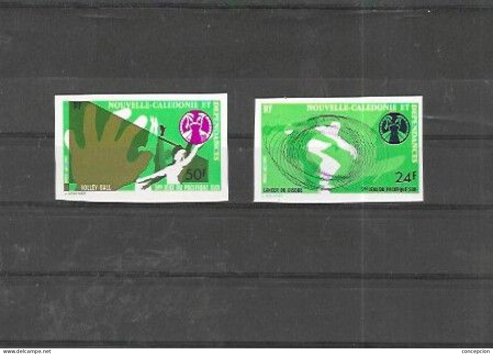 NUEVA CALEDONIA  Nº  AE 167 AL 168 - Imperforates, Proofs & Errors