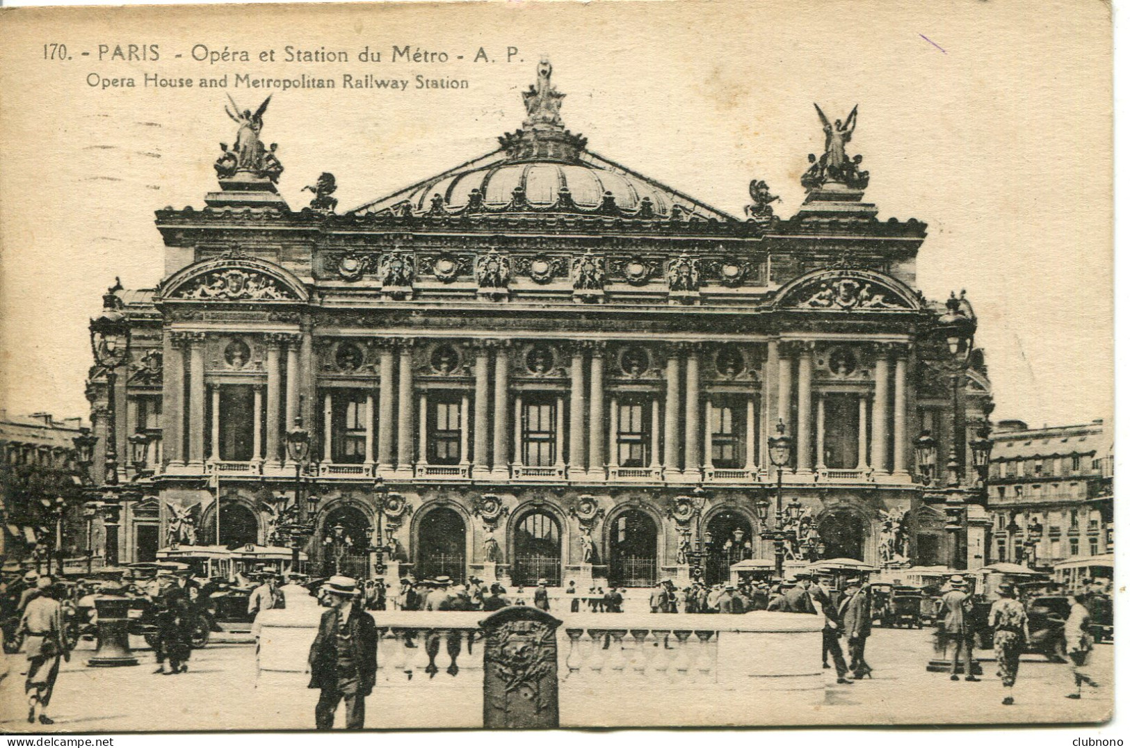 CPA - PARIS - OPERA ET STATION DE METRO - Other Monuments