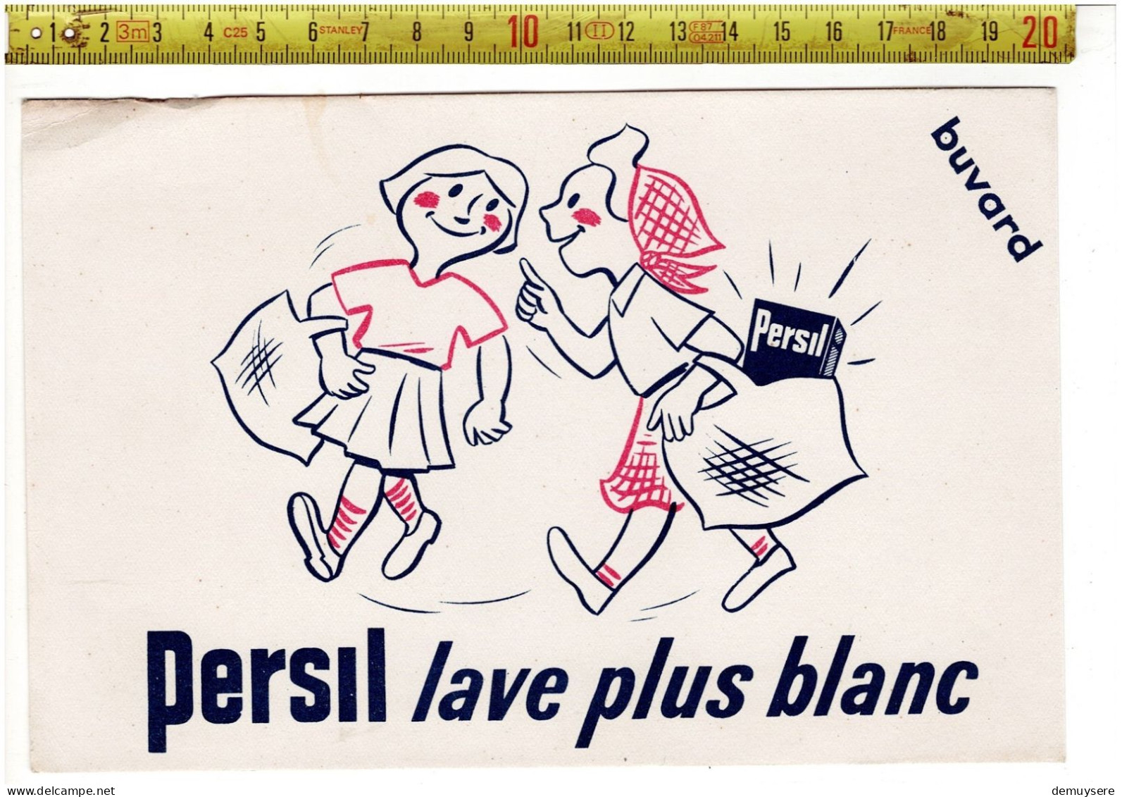 SOLDE 2008 - BUVARD - PERSIL LAVE PLUS BLANC - Produits Ménagers