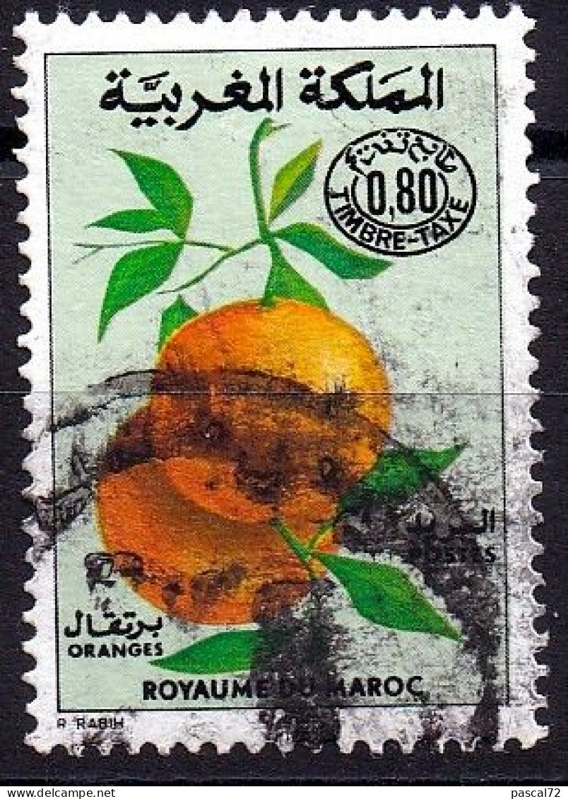 MAROC 1978 TIMBRE TAXE Y&T N° 66 Oblitéré Used - Maroc (1956-...)