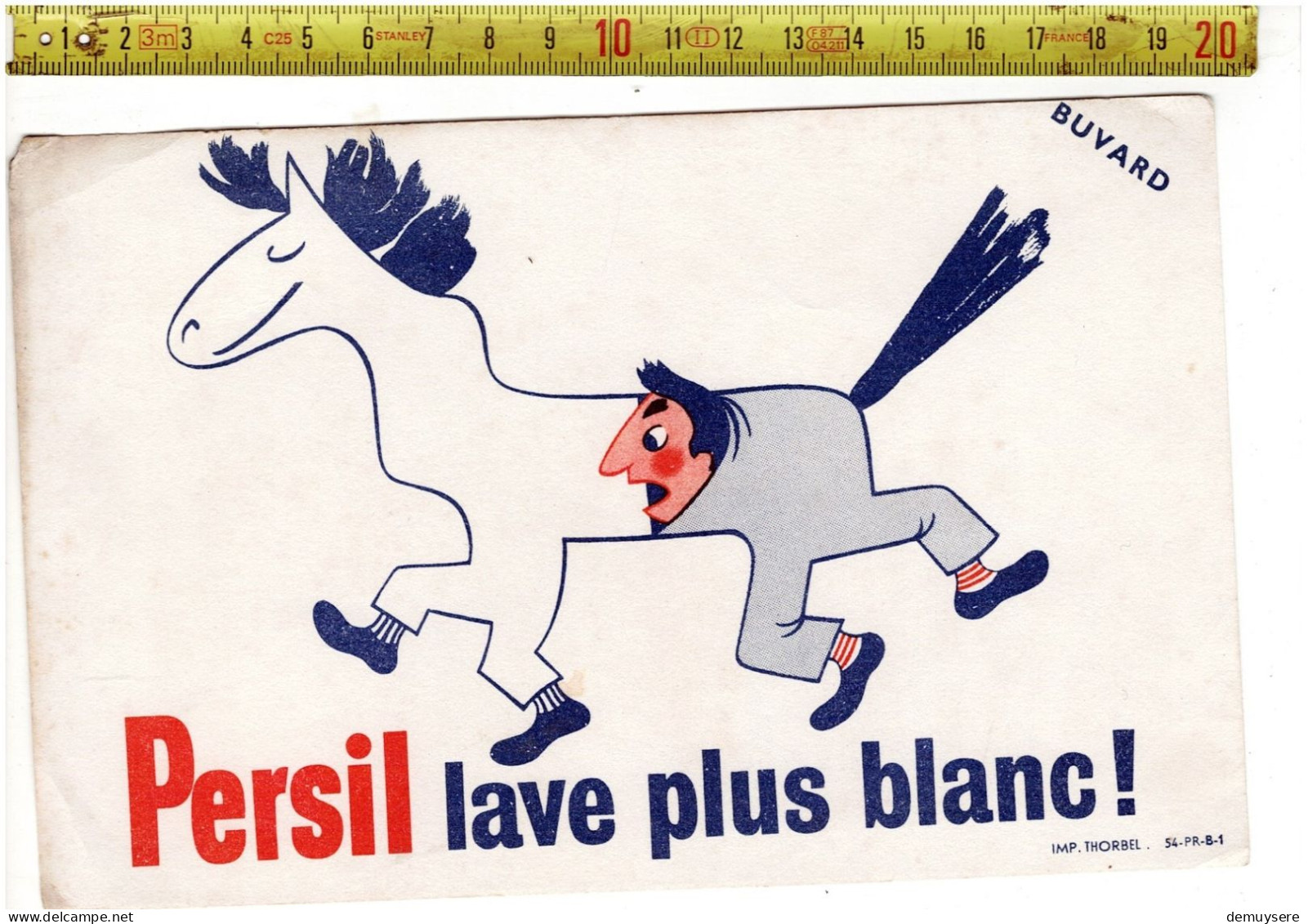 SOLDE 2008 - BUVARD - PERSIL LAVE PLUS BLANC - Produits Ménagers