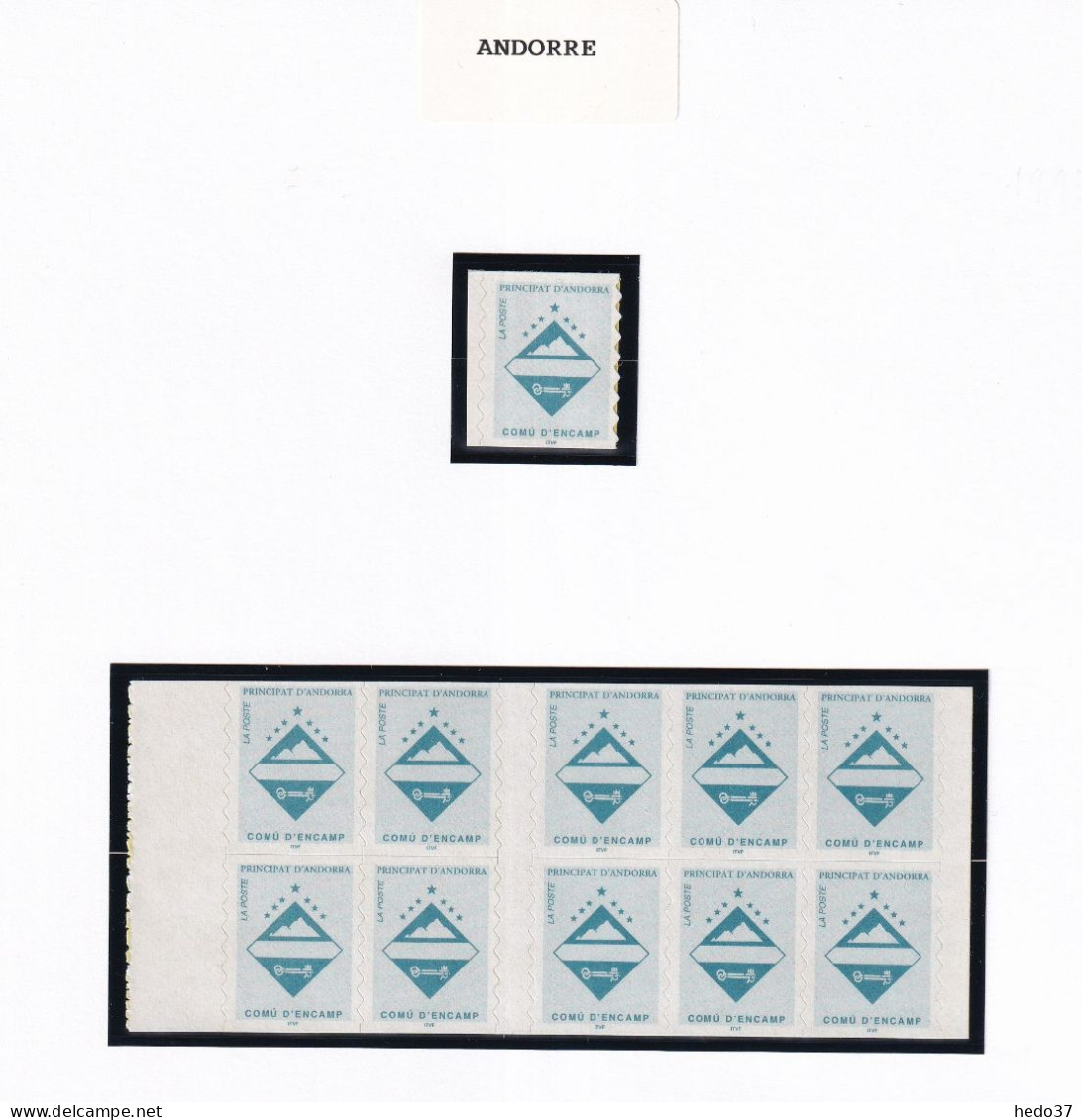 Andorre Carnets N°2/13 - Neufs ** Sans Charnière - 12 Carnets - TB - Booklets