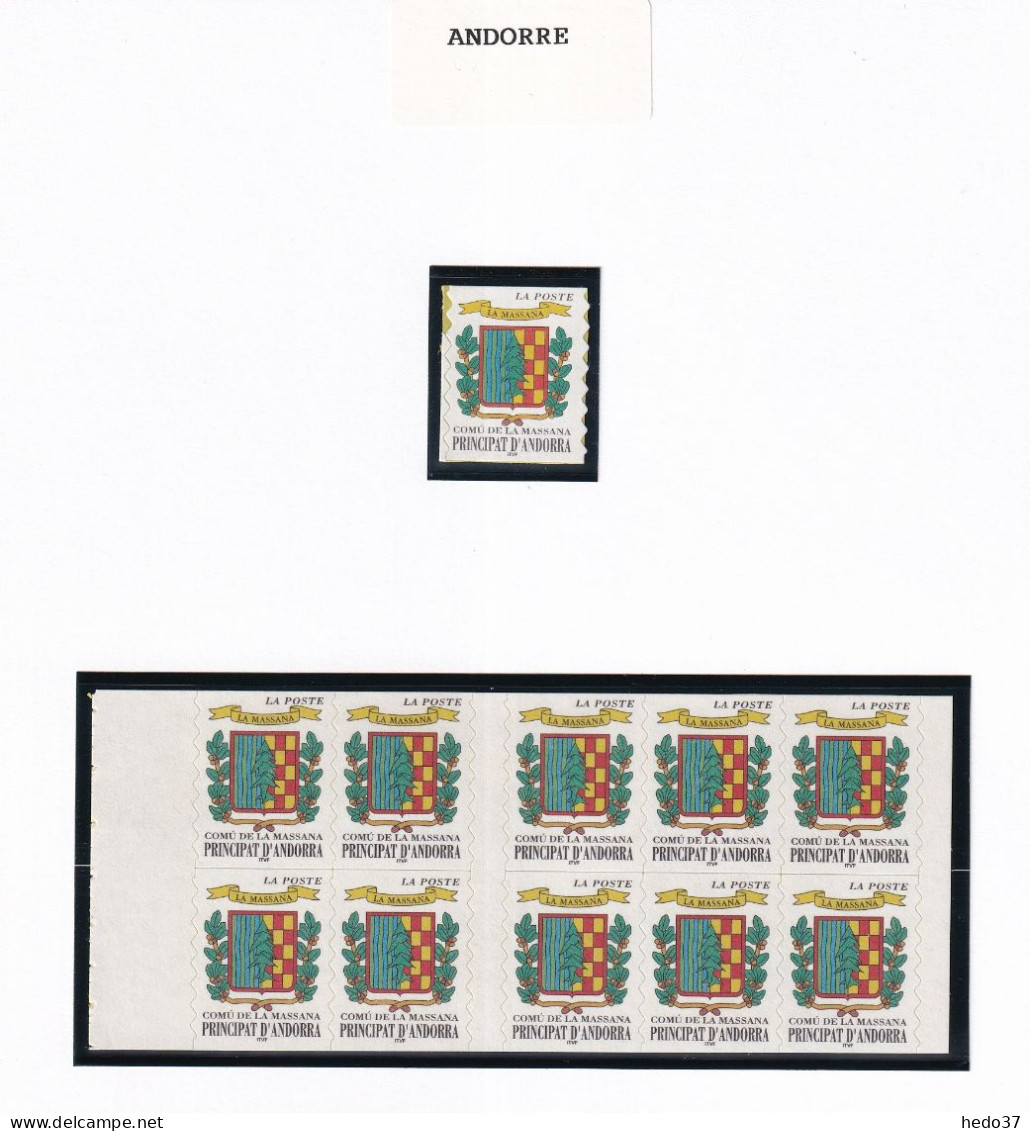 Andorre Carnets N°2/13 - Neufs ** Sans Charnière - 12 Carnets - TB - Postzegelboekjes
