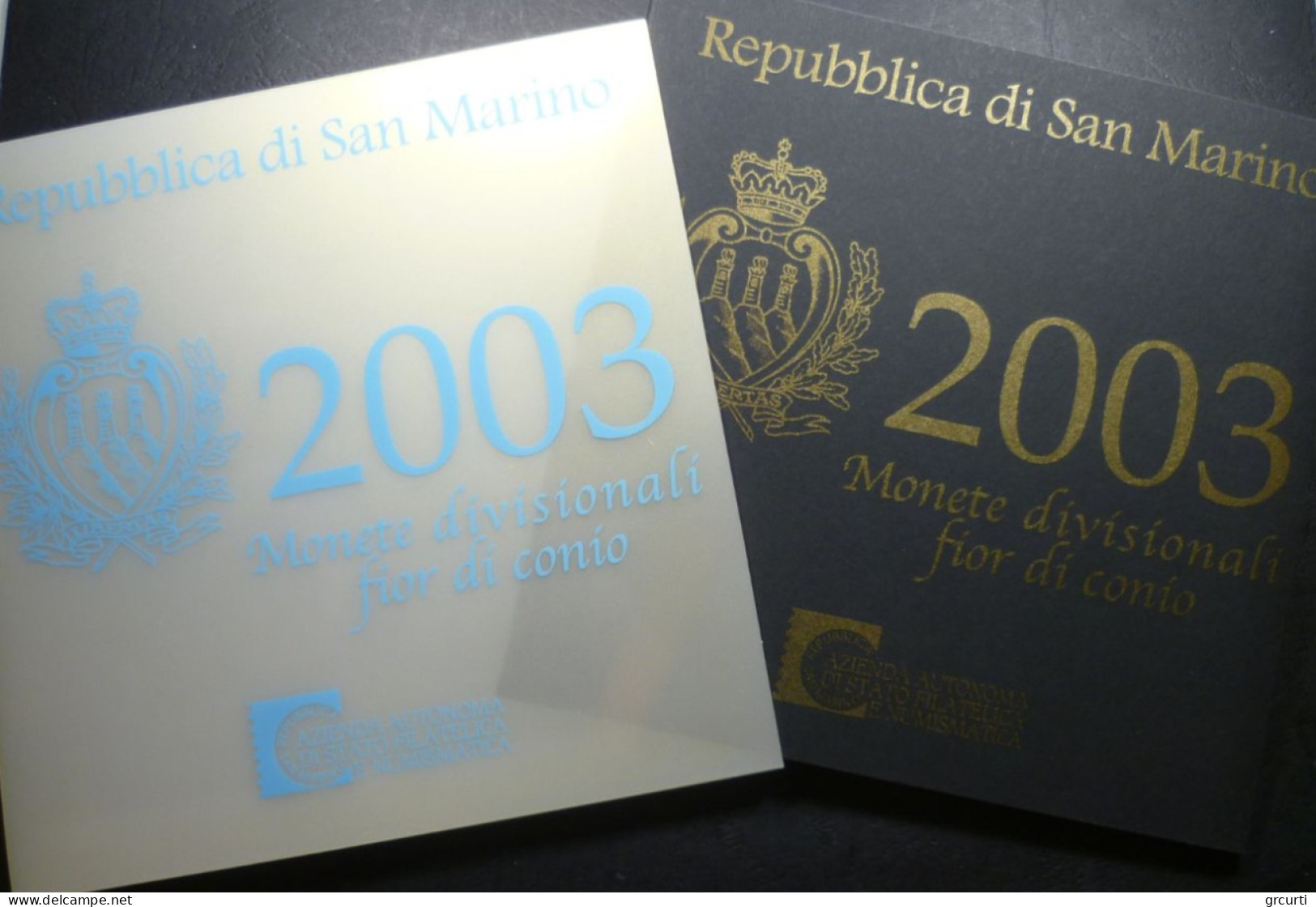 San Marino - 2003 - Serie Zecca - Con 5 € Argento "Indipendenza-Tolleranza-Libertà" - San Marino