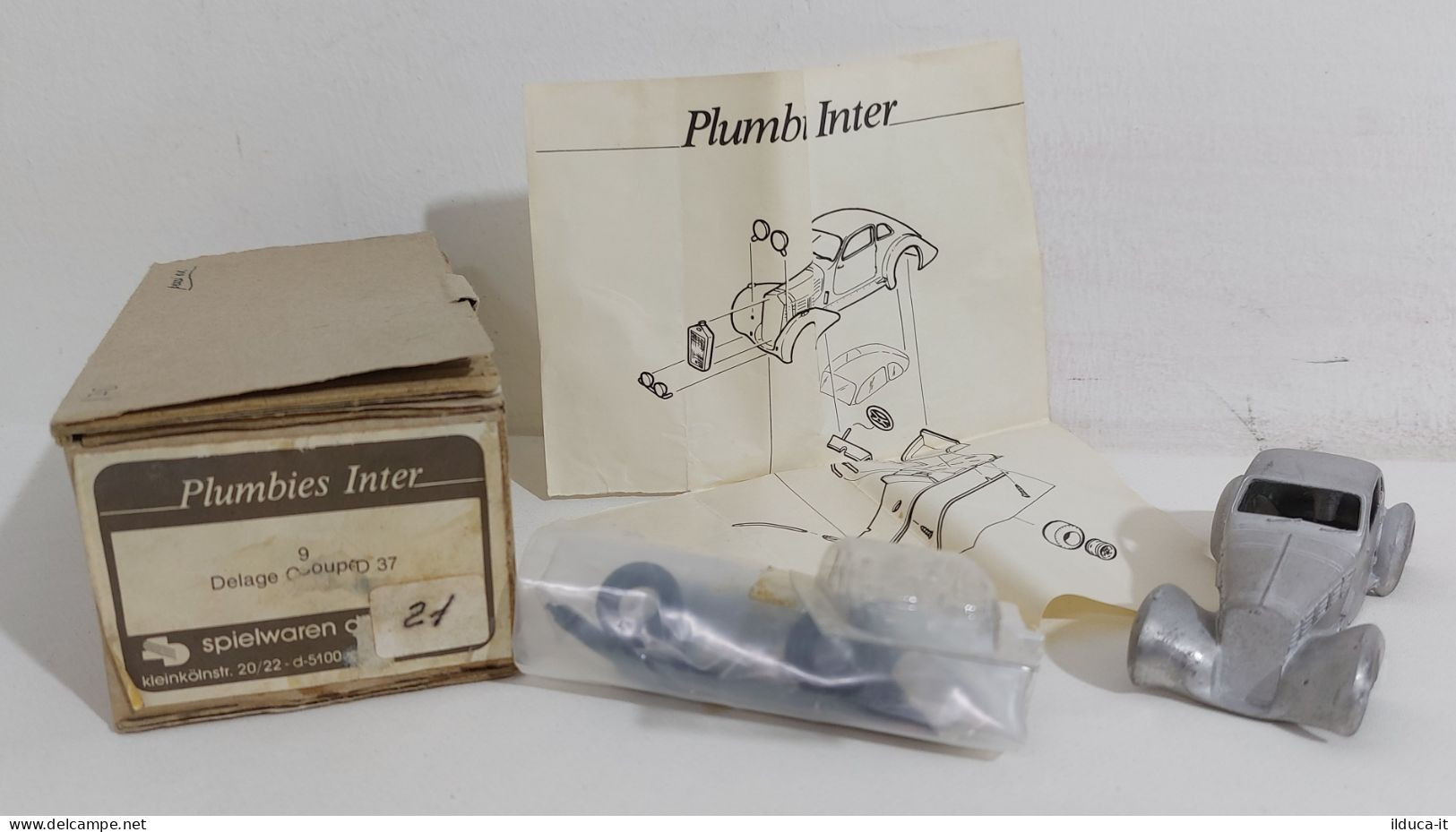 61875 KIT PLUMBIES INTER 1/43 - Delage Coupè D 37 - Otros & Sin Clasificación