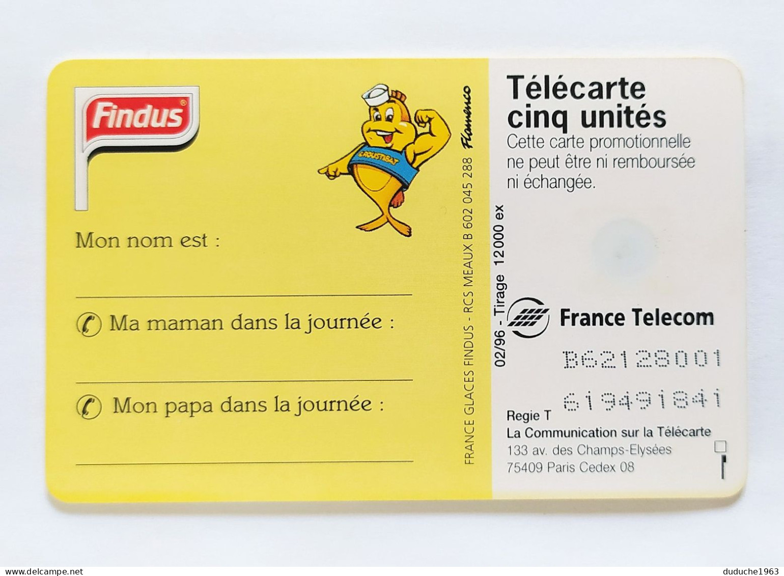 Télécarte France 5 Unités - Croustibat - 5 Eenheden