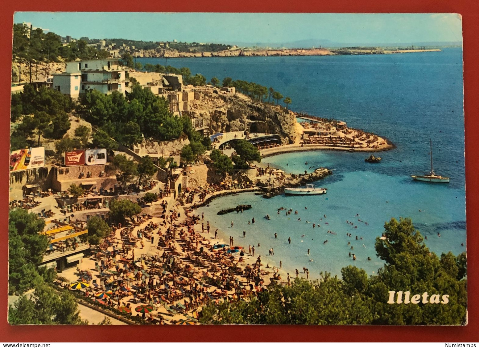 MALLORCA (Baleares) España - PALMA.- Playa De Illetas - 1977 (c617) - Mallorca