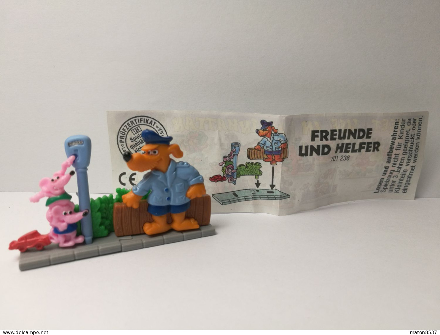 Kinder :  701238  Street Life In Mainhattan 1996 - Freunde Und Helfer + BPZ - Steckfiguren
