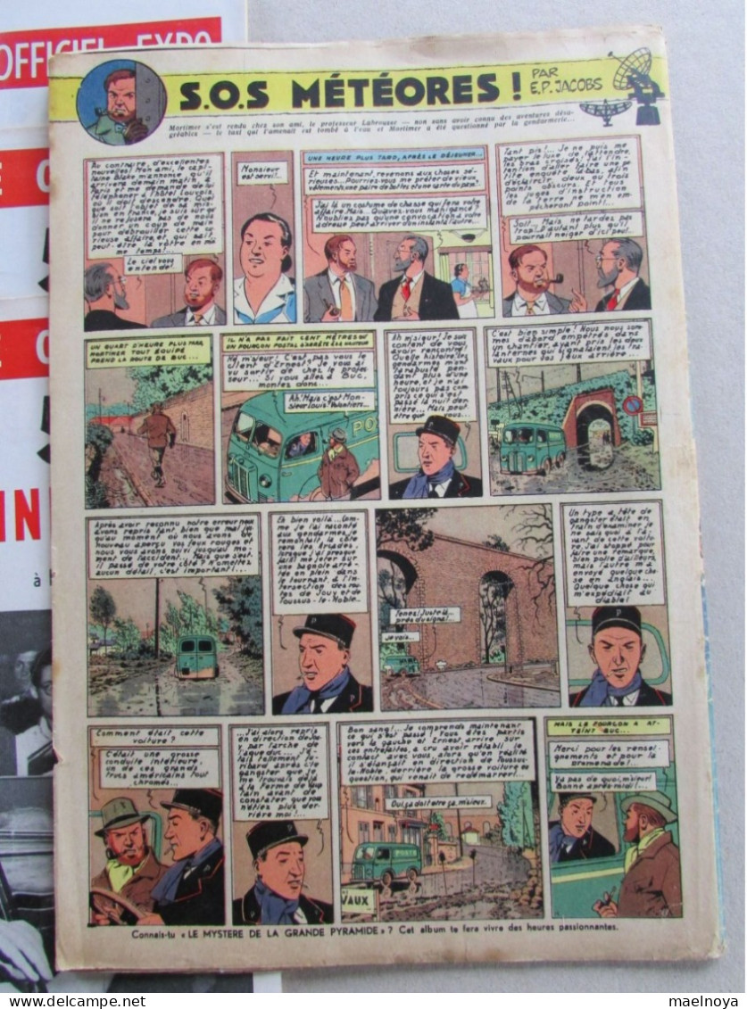 EXPO 58 LOT TINTIN ET PROGRAMME - Lots De Plusieurs Livres