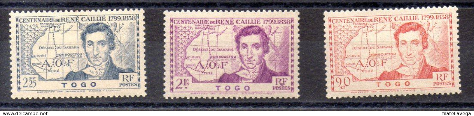 Togo Serie Nº Yvert 172/74 ** - Nuevos