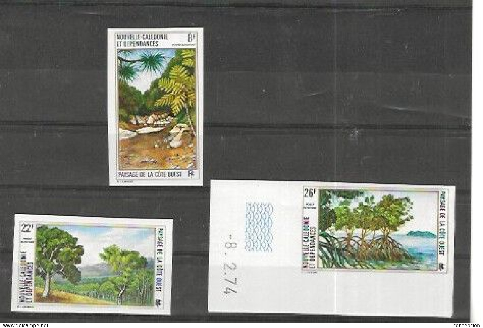 NUEVA CALEDONIA  Nº  147 AL 149 - Imperforates, Proofs & Errors