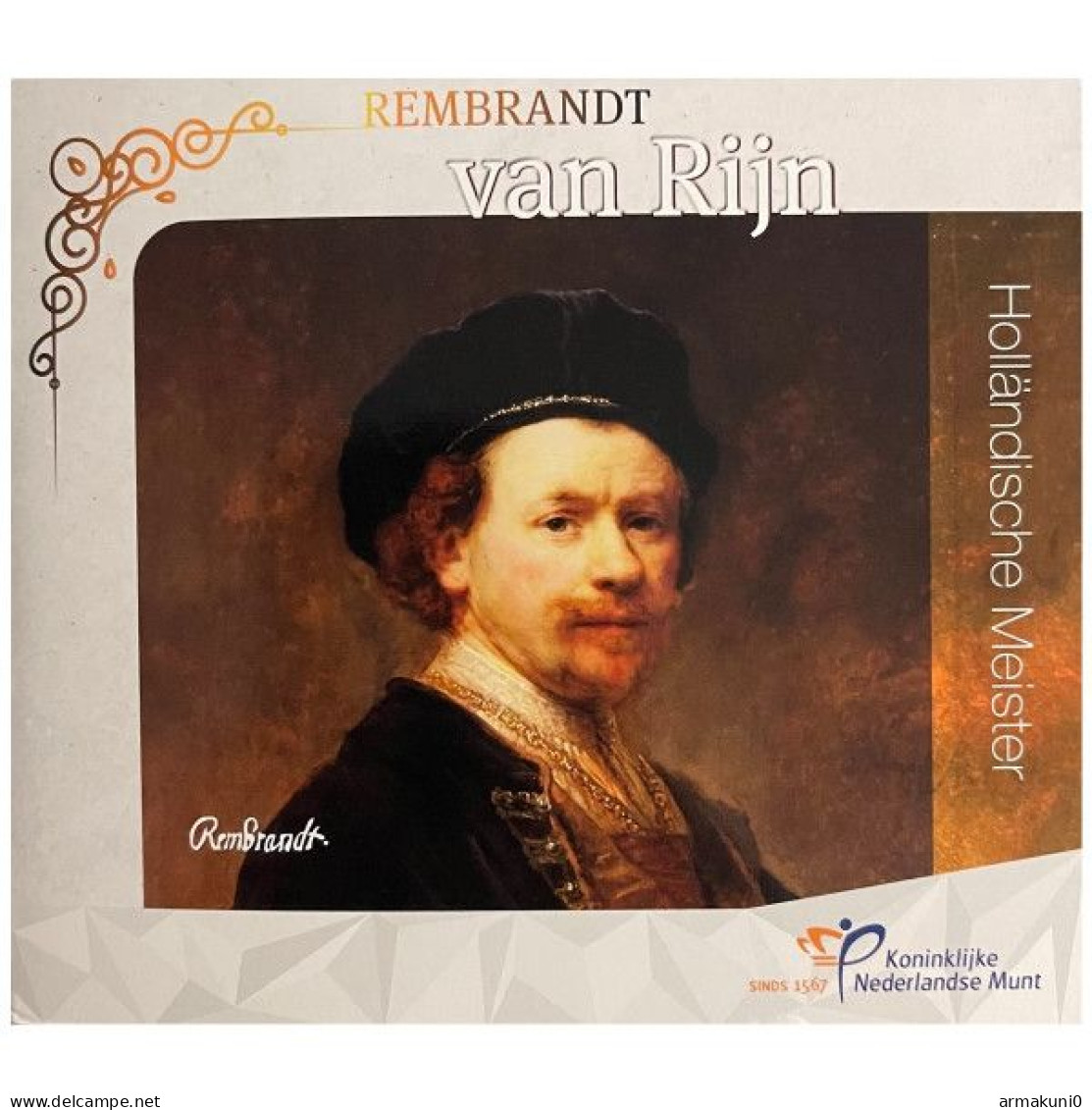 Netherlands. Year Set (FDC) 2024 "World Money Fair  - "REMBRANDT Van Rijn" Teil 4/5  Auflage : 500 - Netherlands