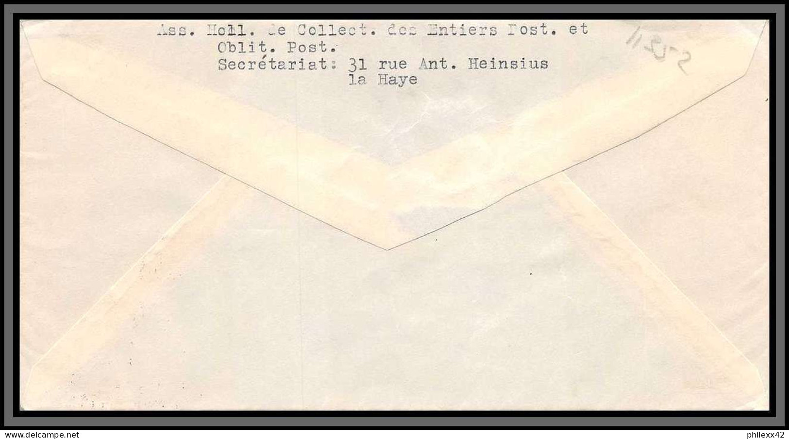 11352 N°588-591 Utrecht 28/6/1952 Postezegel Recommandé Pour Bruxelles Belgique Lettre Cover Pays Bas Nederland  - FDC