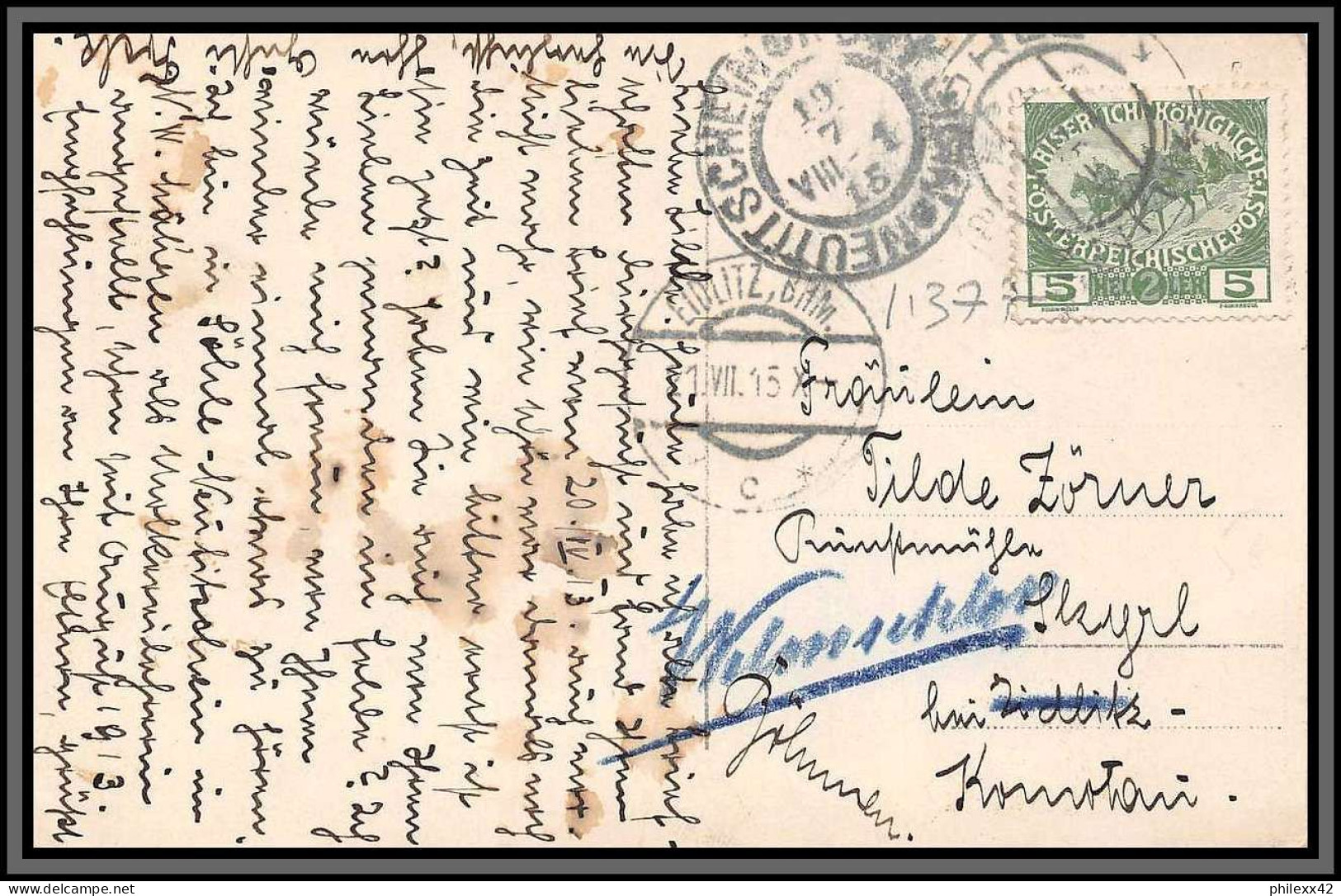 11377 Guerre 1914/1918 Ww1 1915 Carte Postale Postcard Autriche Austria Osterreich  - Brieven En Documenten