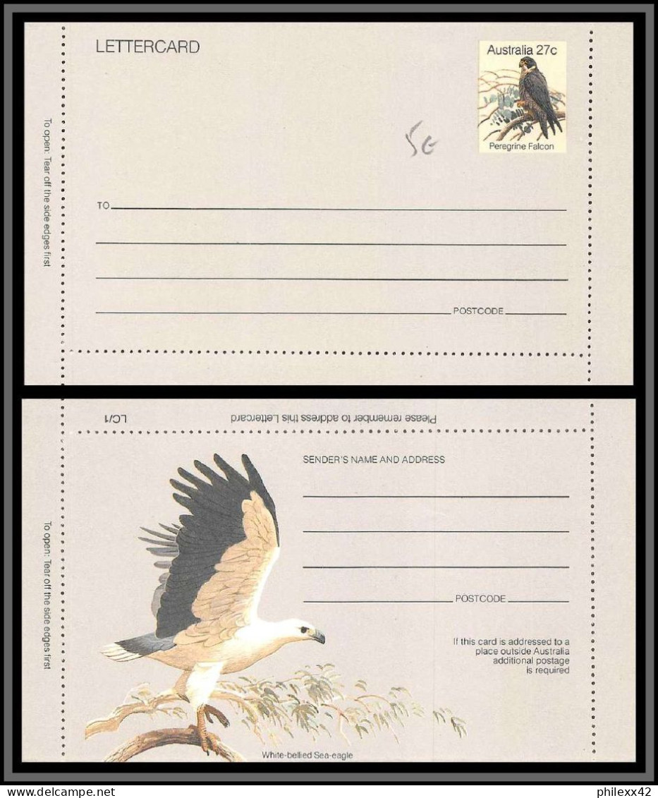 11247 PEREGRINE FALCON Faucon Pèlerin Neuf Tb Entier Stationery Letter Card Australie Australia  - Entiers Postaux