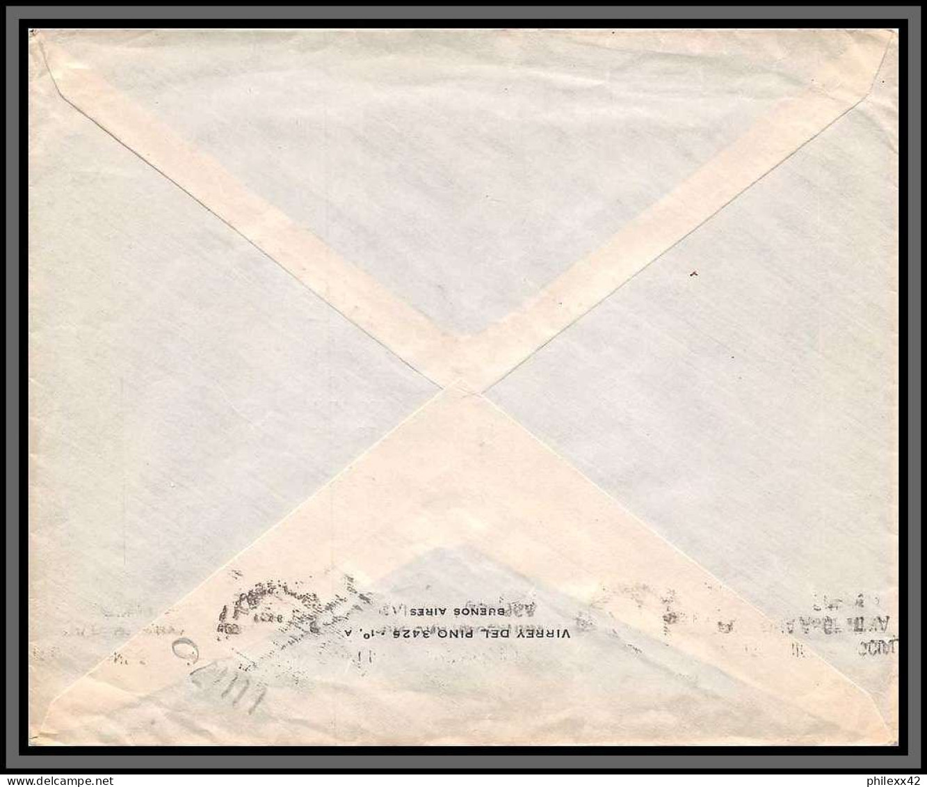 11120 Krag Buenos Aires Censure Censor Pour Wien Autriche Austria 1950 Lettre Cover Argentine Argentina  - Luftpost