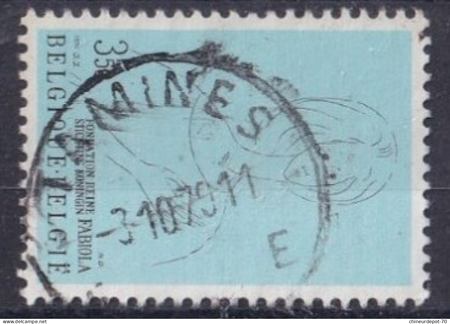 REINE FABIOLA BRUXELLES BRUSSEL LIERNEUX MANHAY LIBIN VEERLE ANTWERPEN TAMINES - Used Stamps