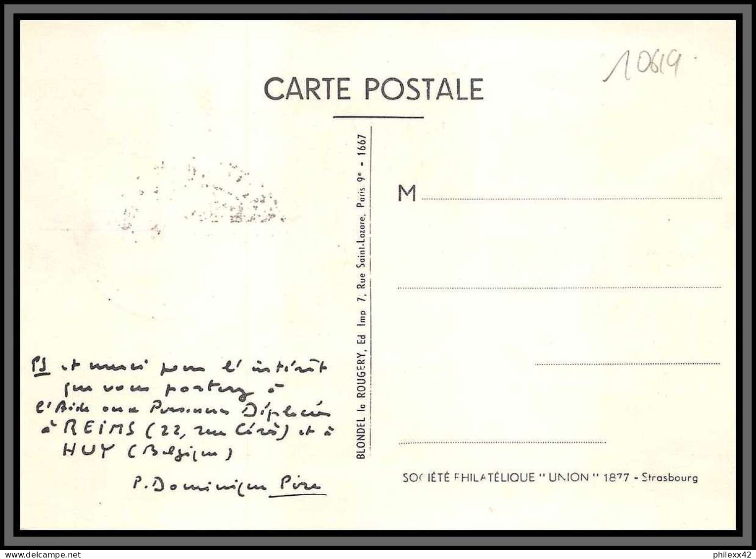 10619 N°1173/1174 Zueopa 1958 Strasbourg Fdc Carte Premier Jour Lettre Cover France  - 1950-1959