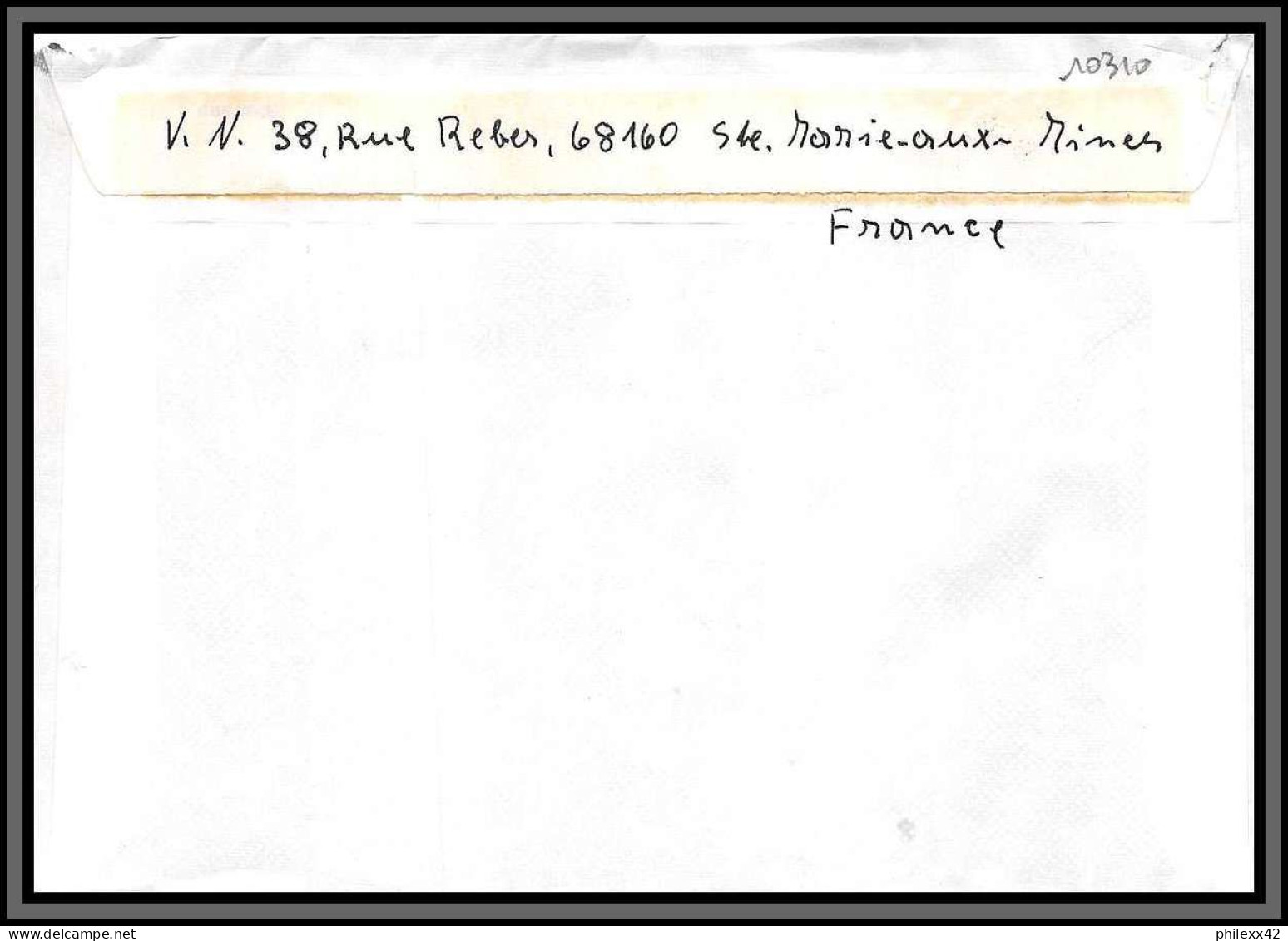 10310 N°2313a Recommandé Bel Affranchissement 8/8/1984 Marie Aux Mines Haut-Rhin Lettre Cover France  - Lettres & Documents